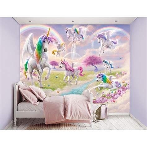 Create a Magical Escape with Walltastic Unicorn Wall Decoration